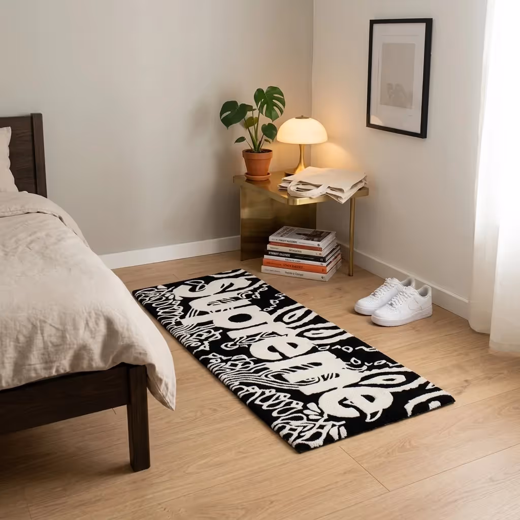 Supreme Logo x Bandana Hand-Tufted Rug image 8