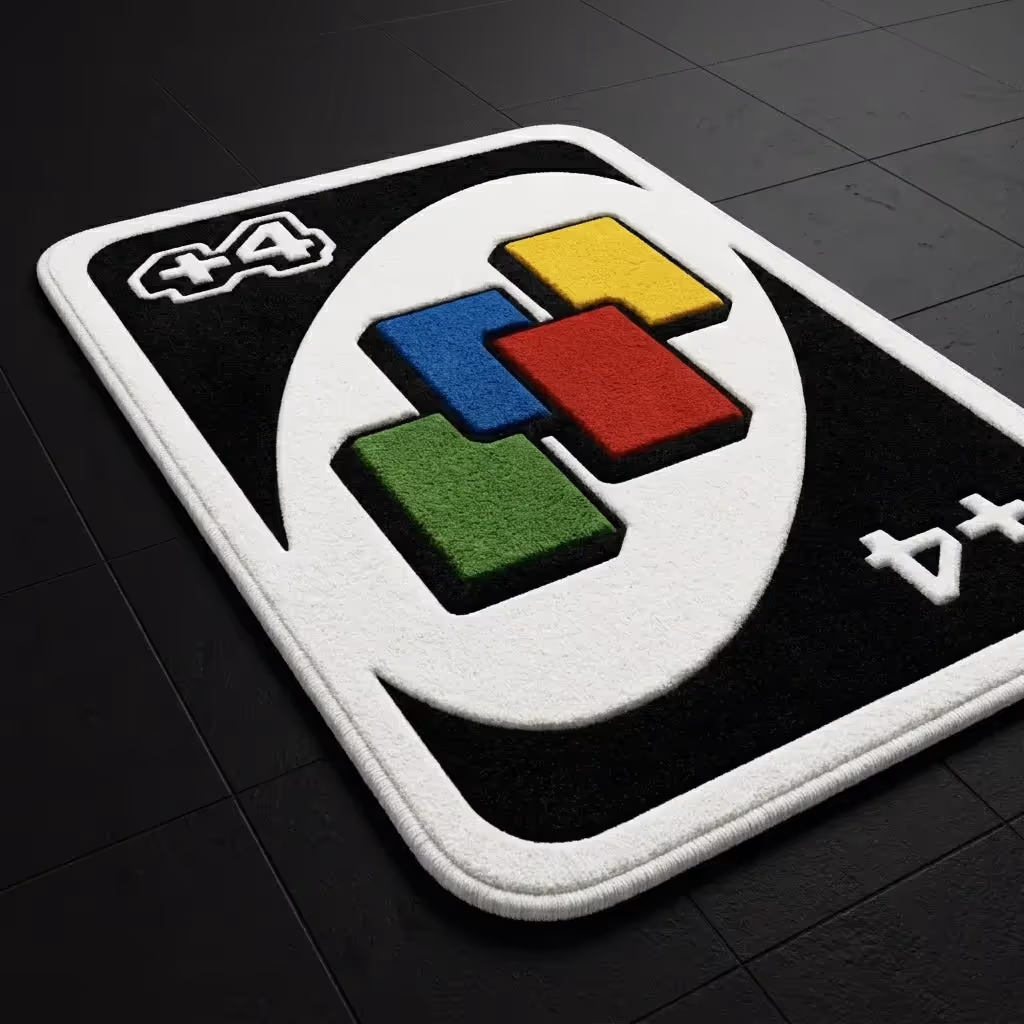 UNO +4 Wild Card Rug  image 2
