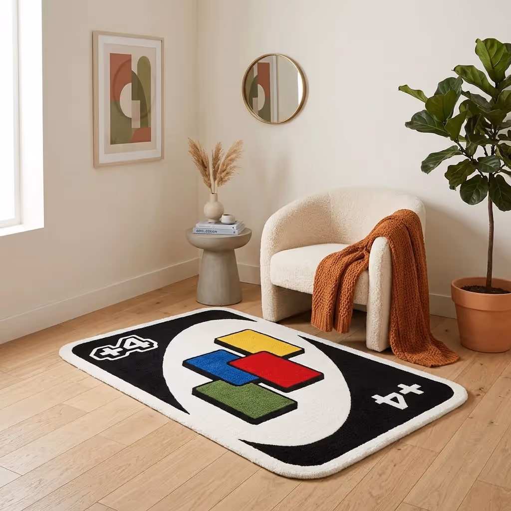 UNO +4 Wild Card Rug  image 3