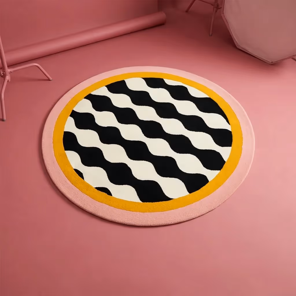 Wavy Circle Pop Ripple Edition Rug image 1