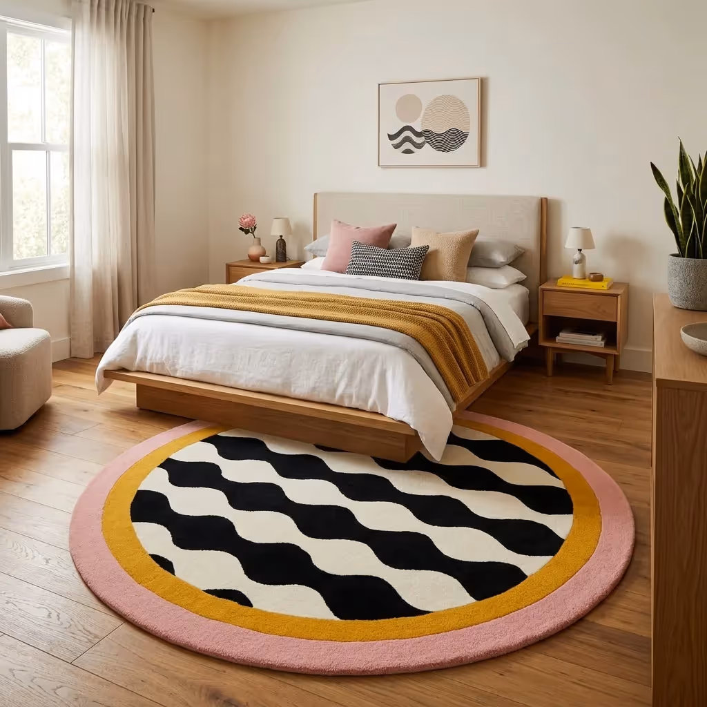 Wavy Circle Pop Ripple Edition Rug image 4