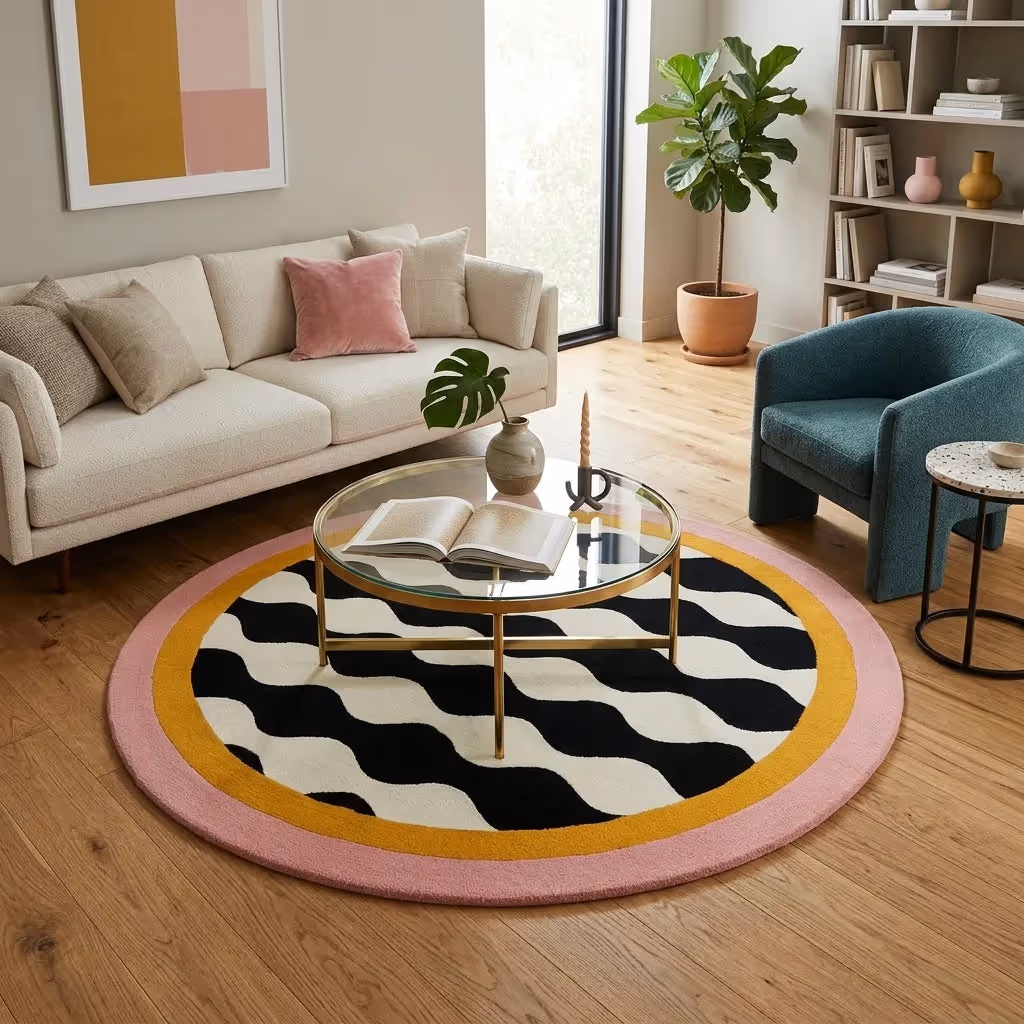 Wavy Circle Pop Ripple Edition Rug image 5