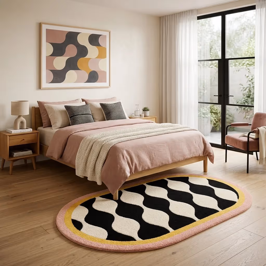 Wavy Oval Pop Ripple Edition Rug image 6