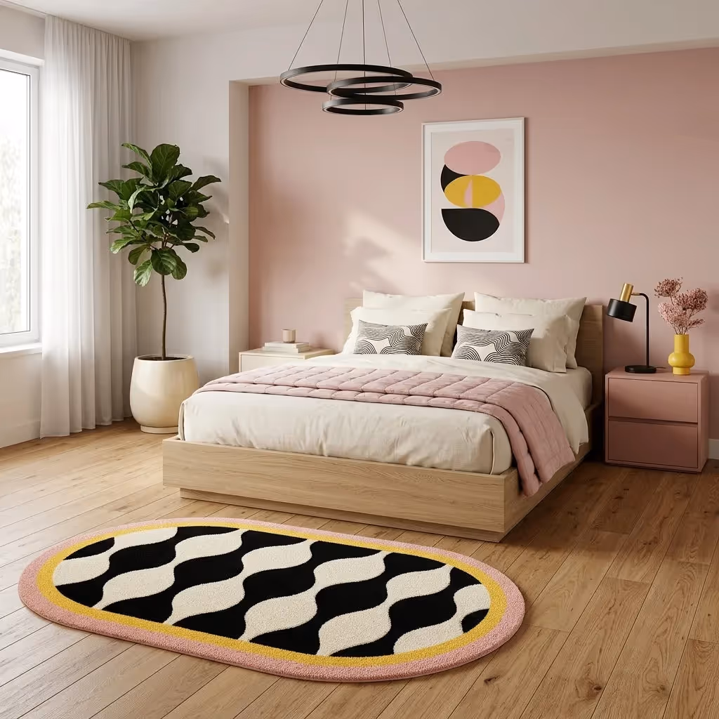 Wavy Oval Pop Ripple Edition Rug image 7