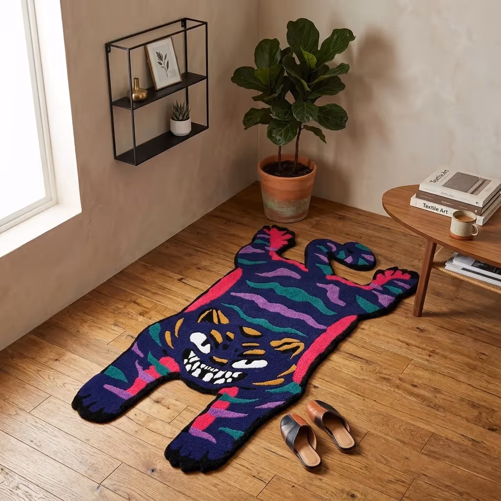 Wild Tiger Tufted Rug image 3