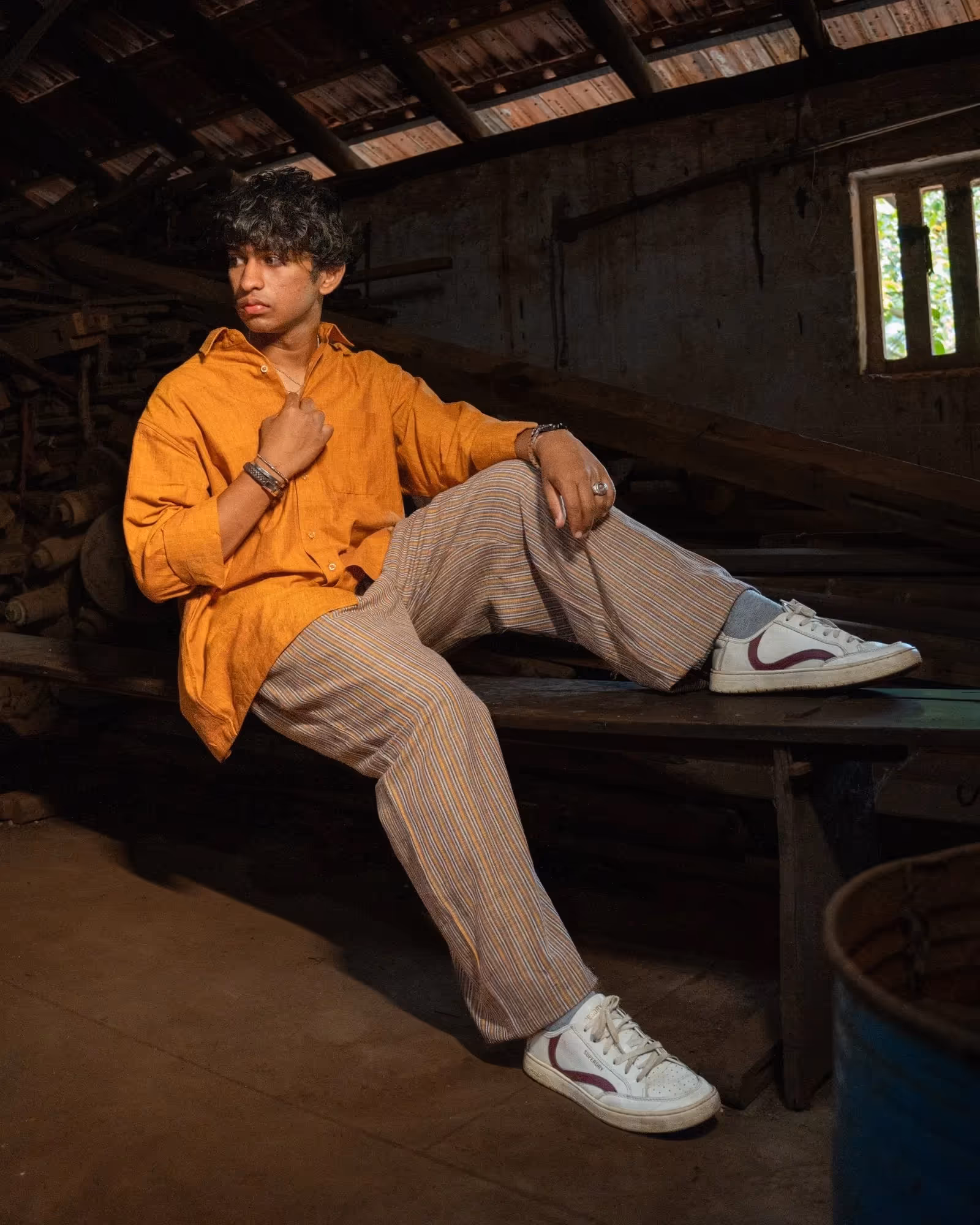 Amber & Dusk Handwoven Co-ord Set image 2