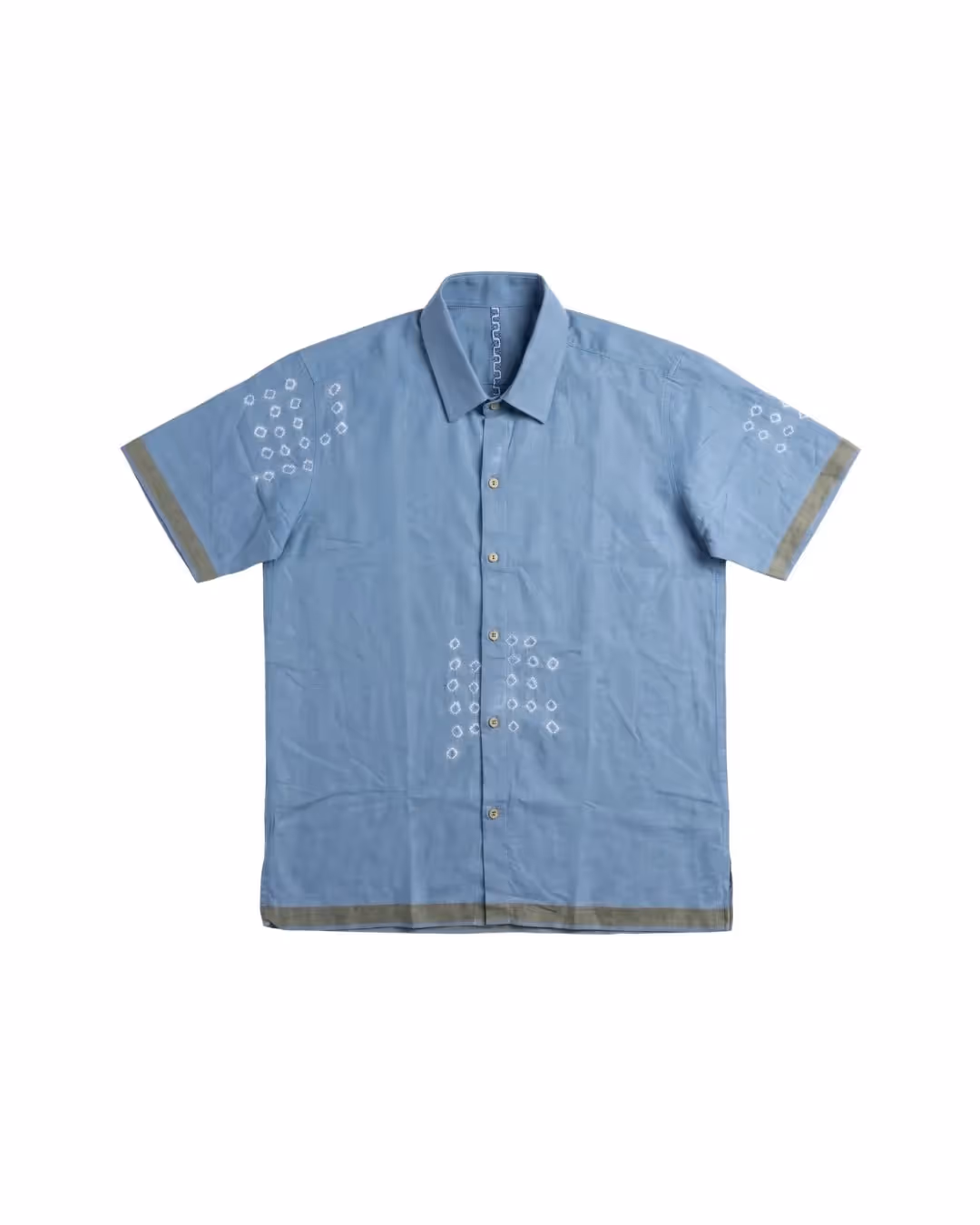 Neel Kasavu Hand Tie-Dyed Organic Indigo Shirt  image 1