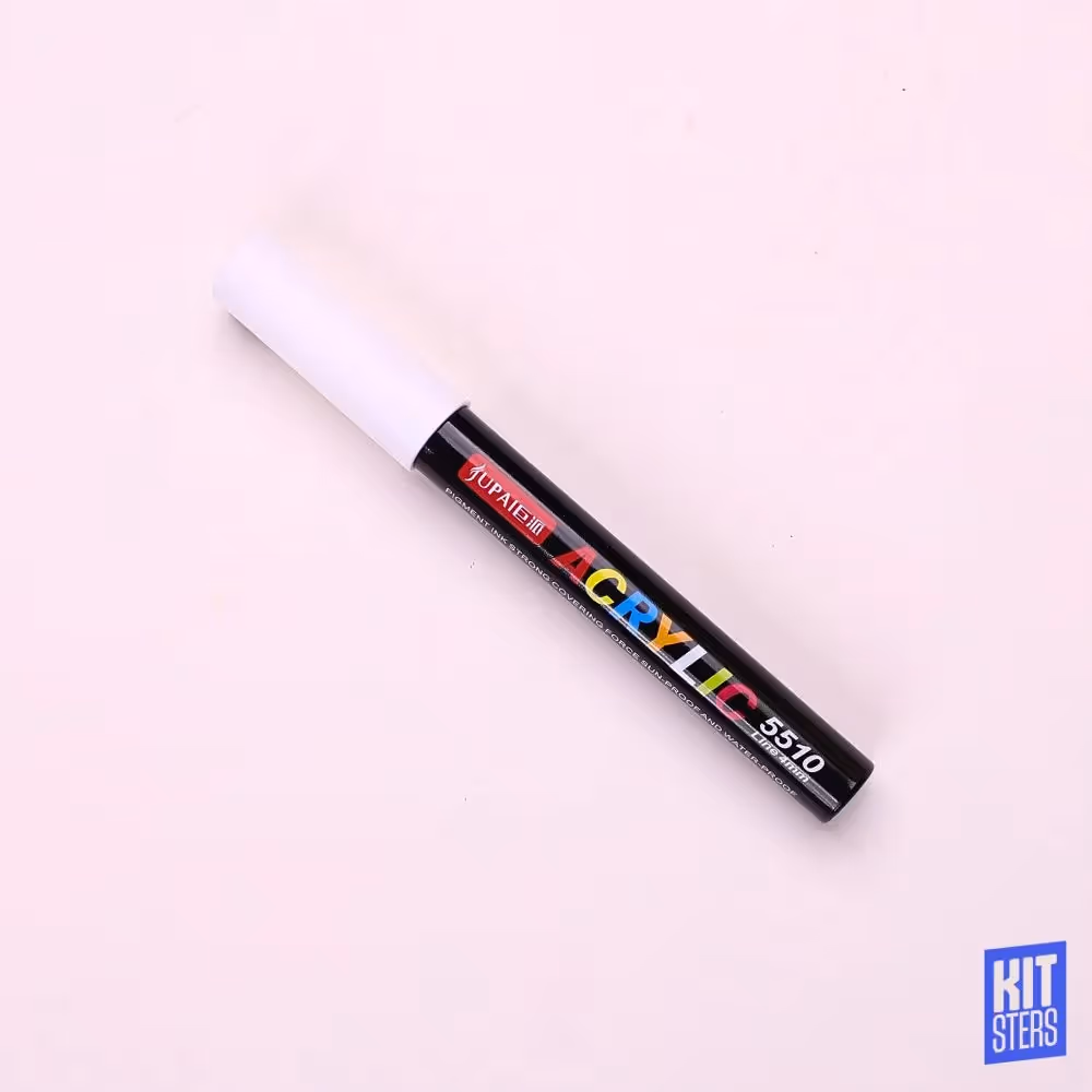 Acrylic Marker 4mm White image 1