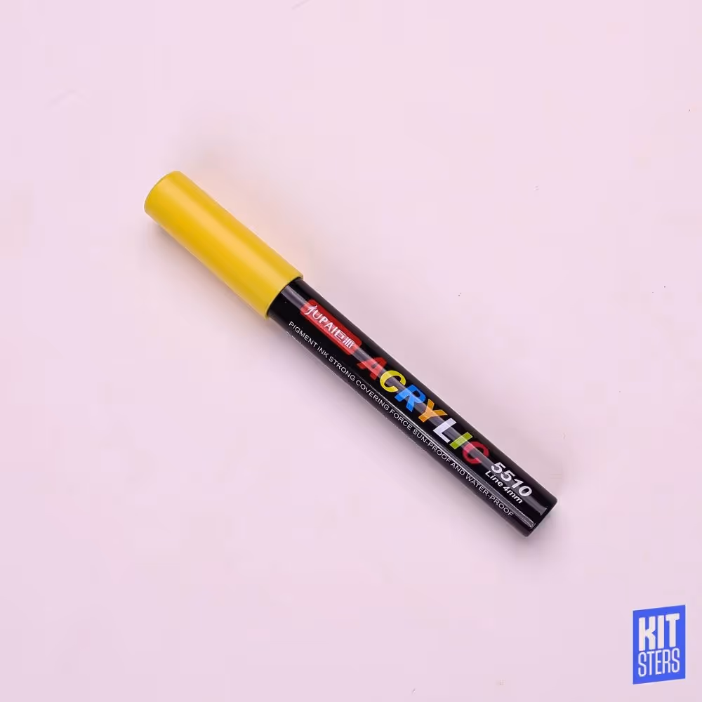 Acrylic Marker 4mm Yellow image 1