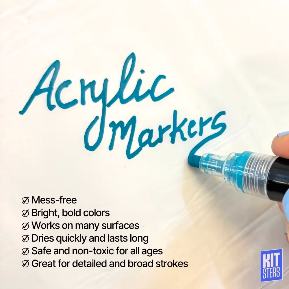 Acrylic Marker Set of 12 image 2