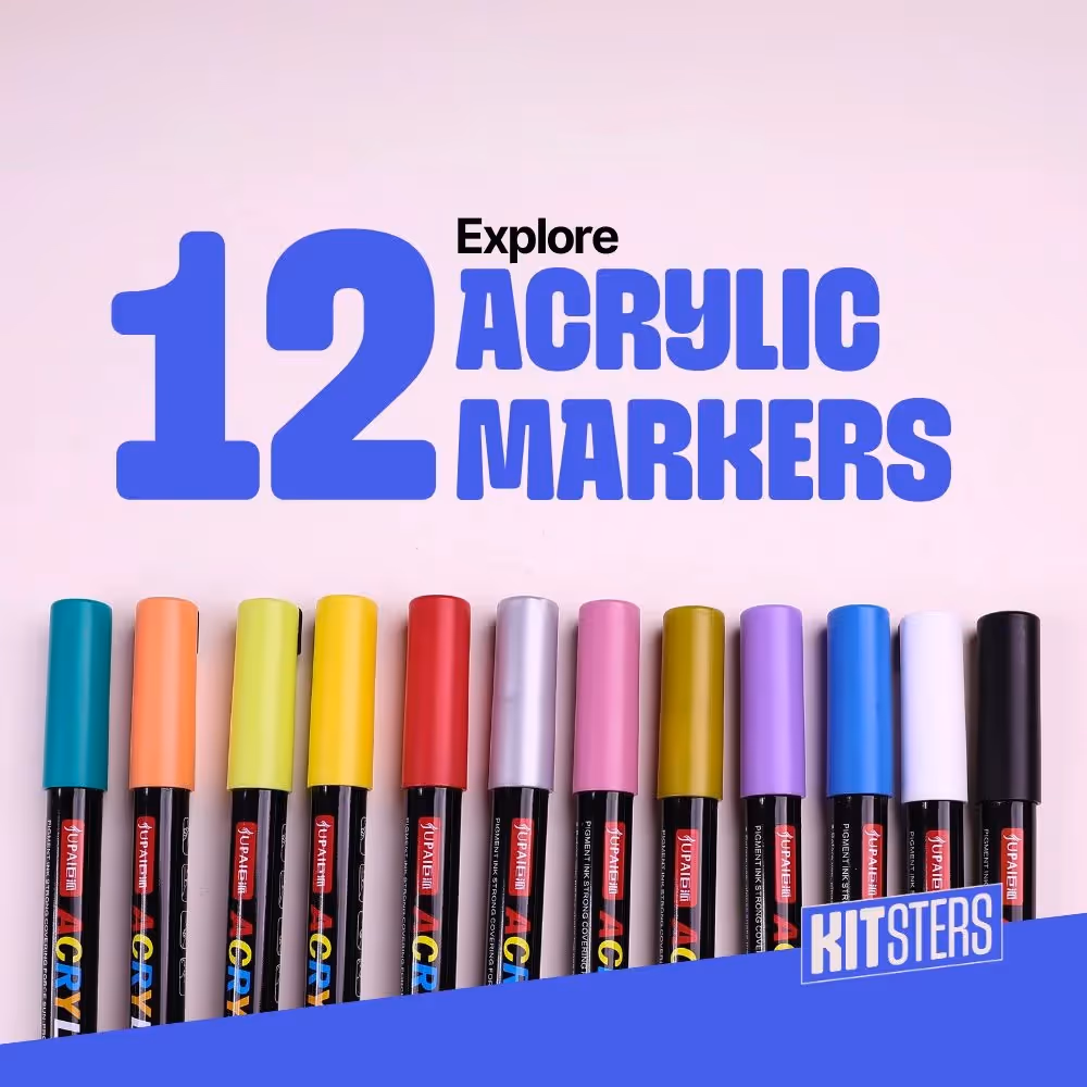 Acrylic Marker Set of 12 image 5
