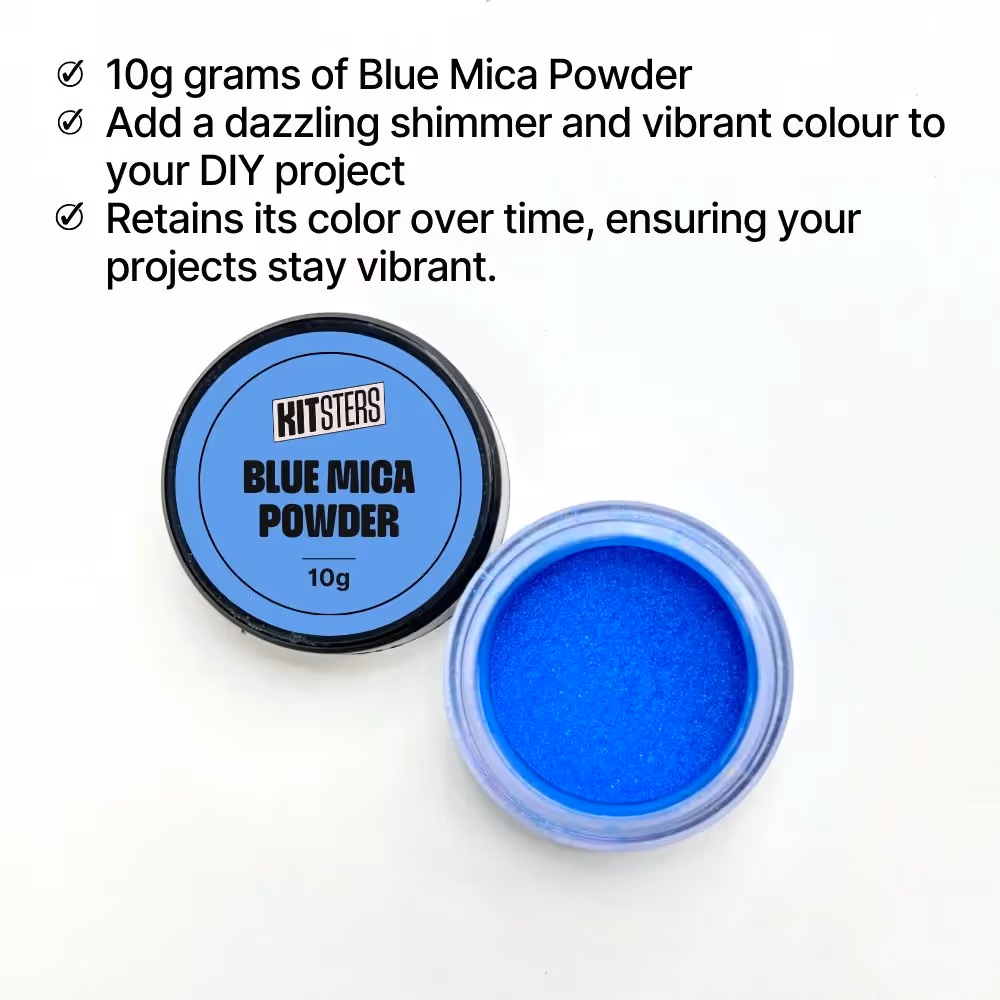 Blue Mica Powder image 2