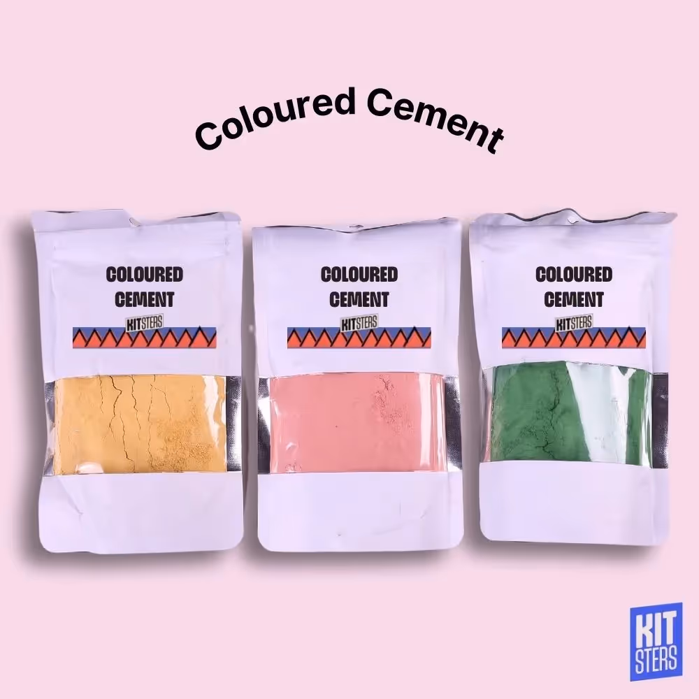 Coloured Cement Pack of 3  image 1