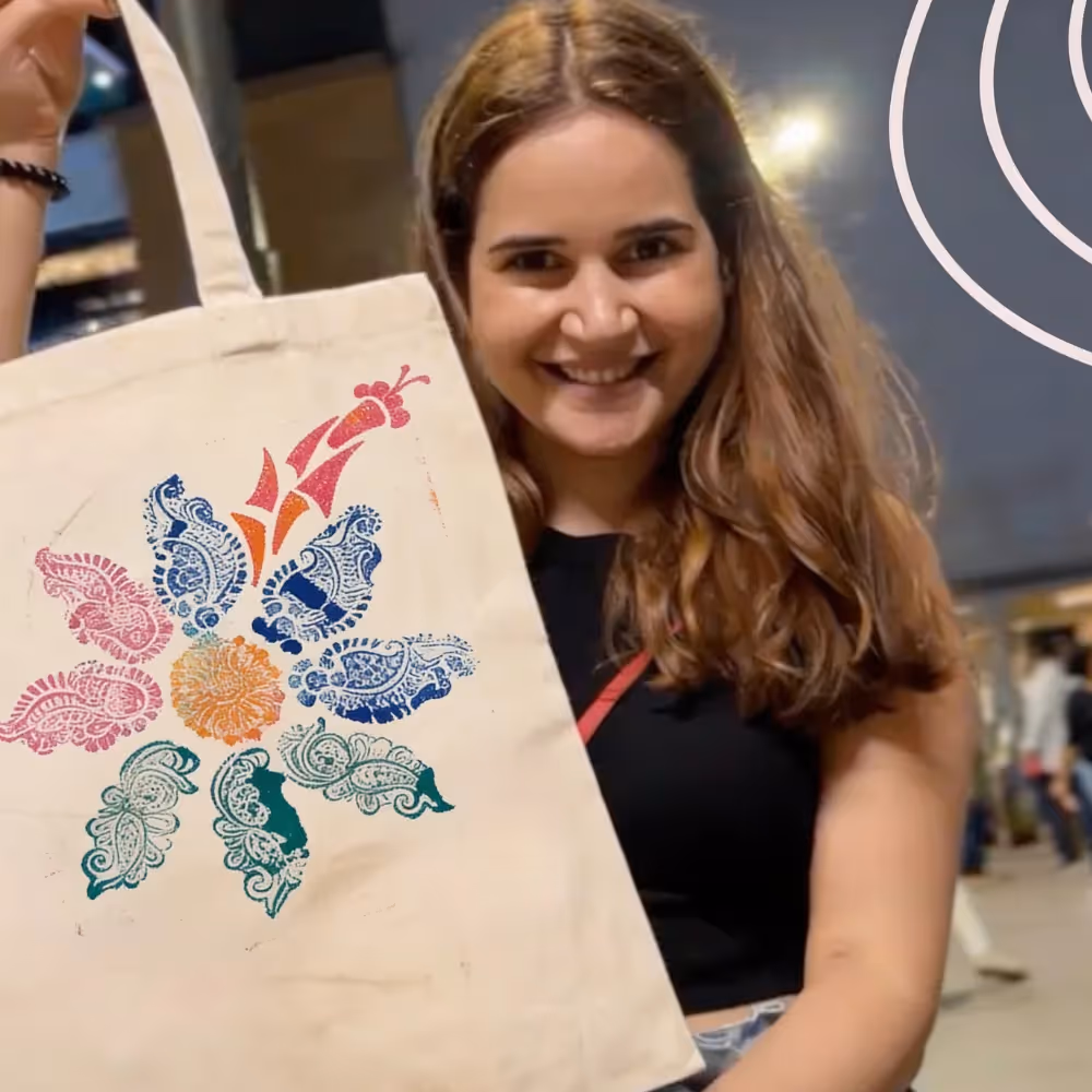 DIY Block Printing Kit (Tote Bag) image 5