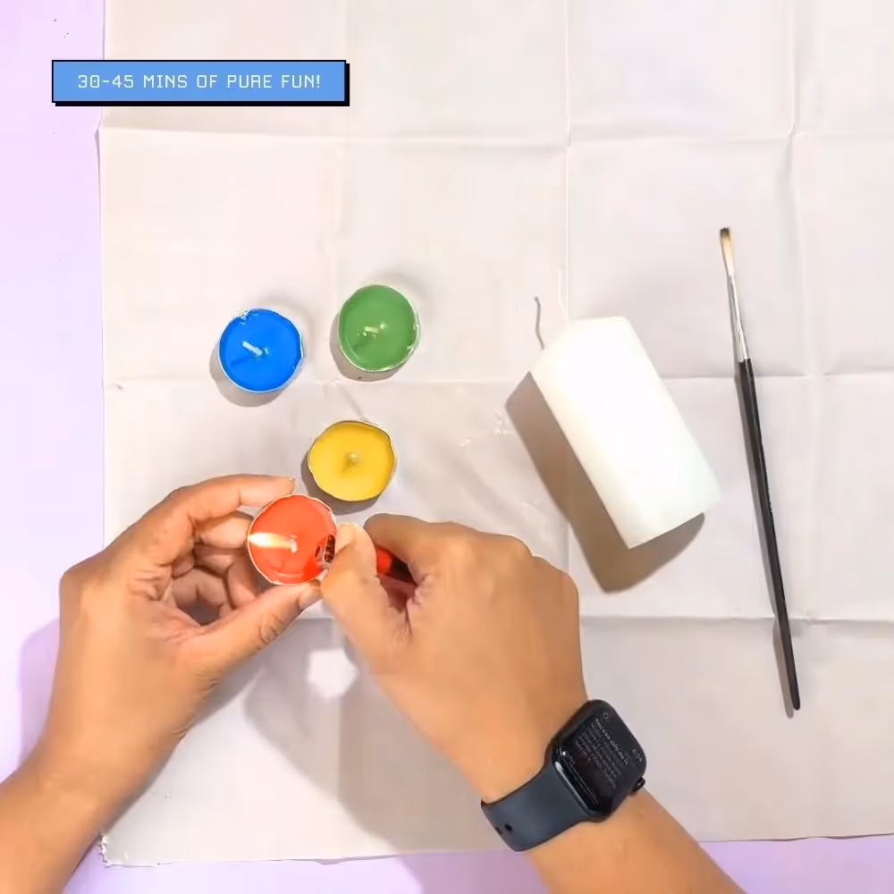 DIY Candle Painting Kit image 4