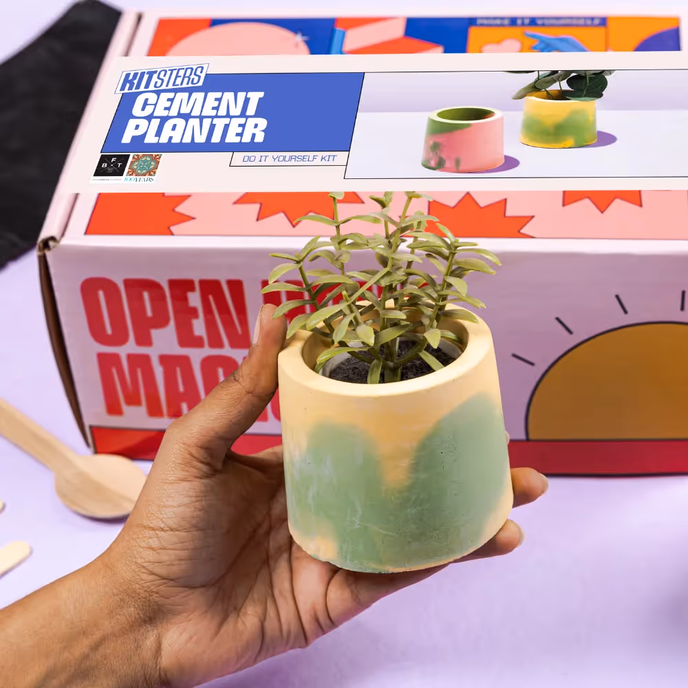 DIY Cement Planter Kit  image 1