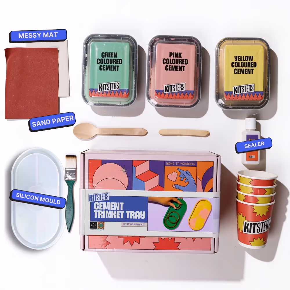 DIY Cement Trinket Tray Kit image 12