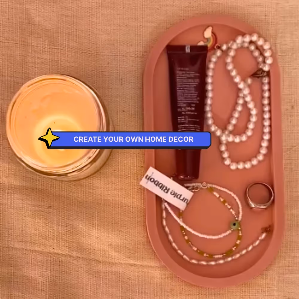 DIY Cement Trinket Tray Kit image 13