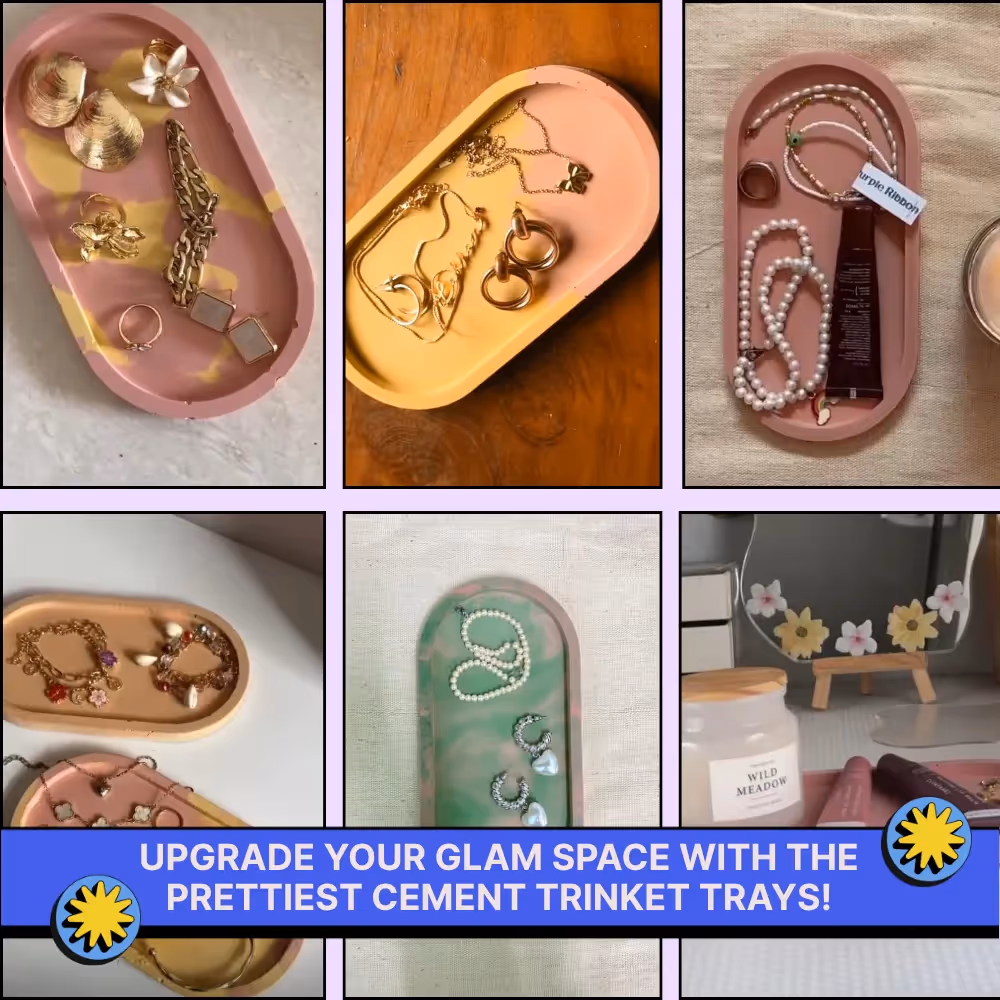 DIY Cement Trinket Tray Kit image 17