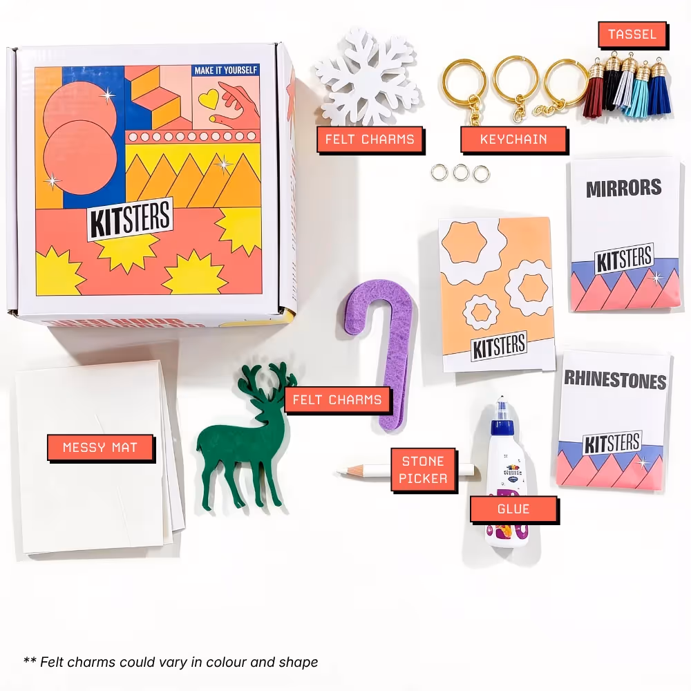 DIY Christmas Bag Charm Kit image 2