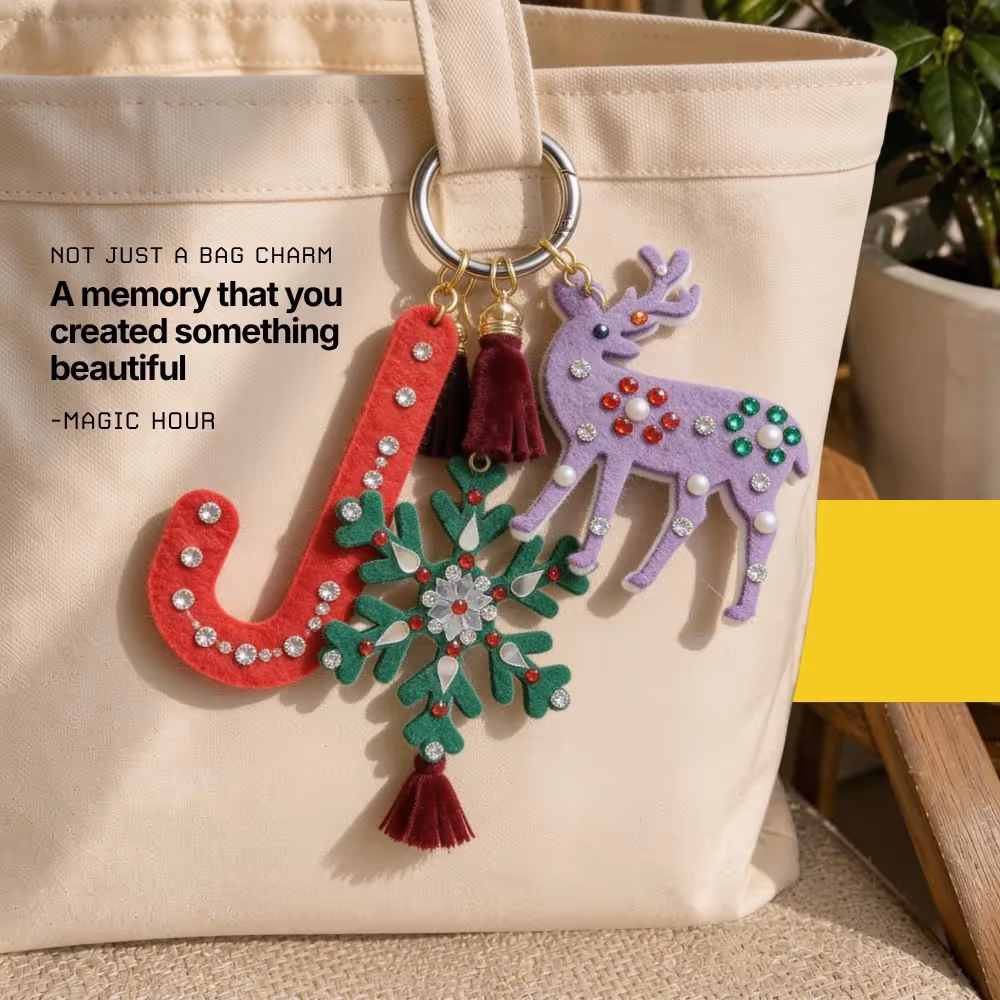 DIY Christmas Bag Charm Kit image 4