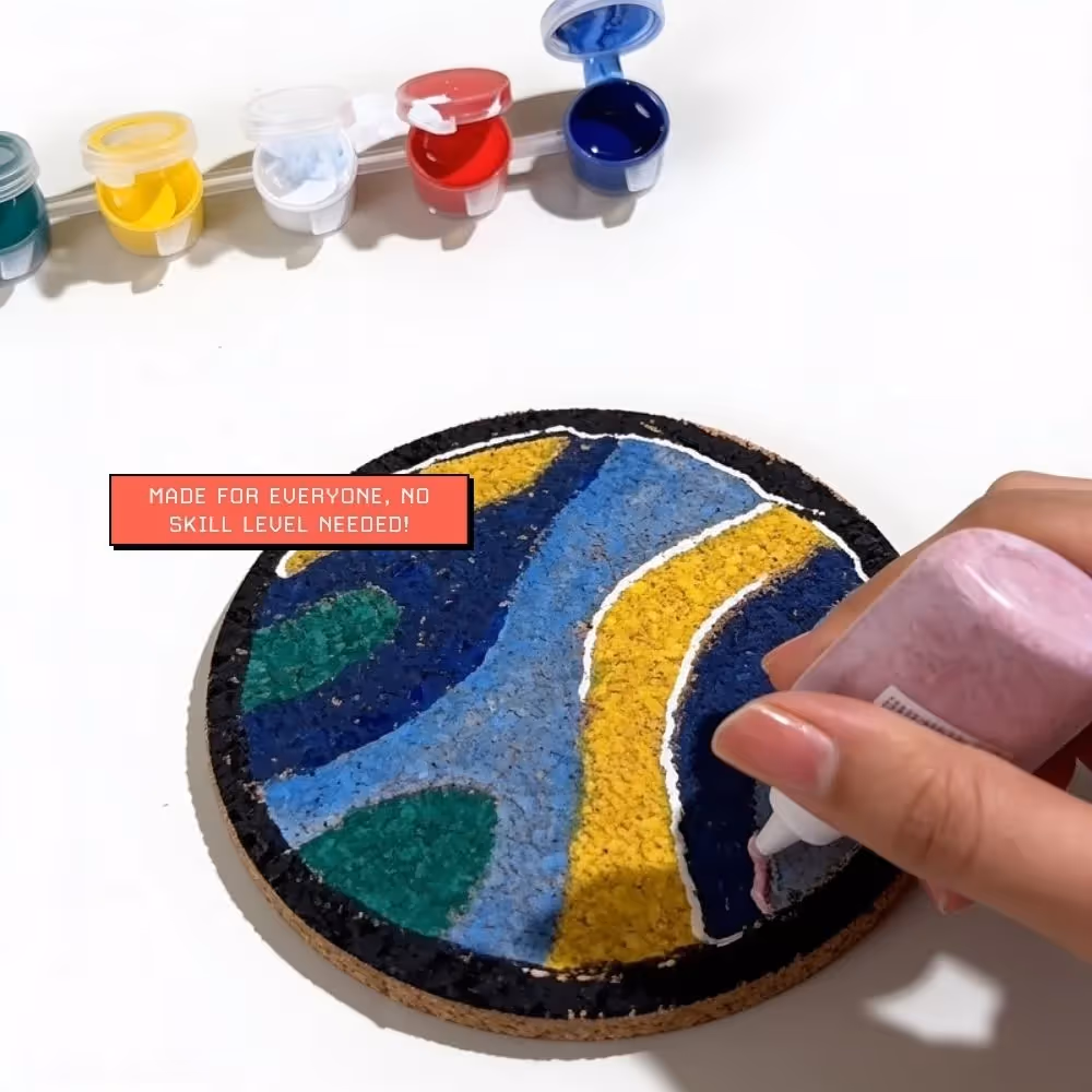 DIY Cork Coaster Painting Kit image 3