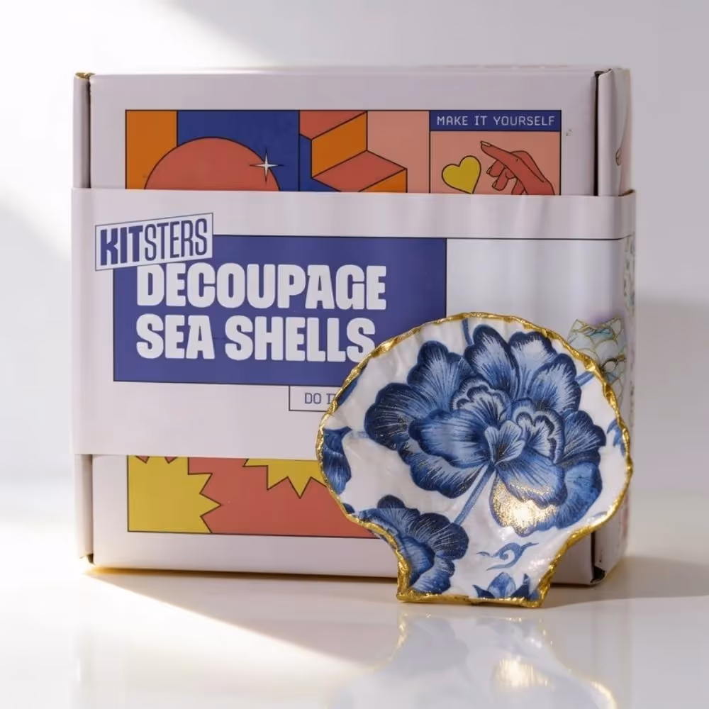 DIY Decoupage Pearl Shells Kit  image 1
