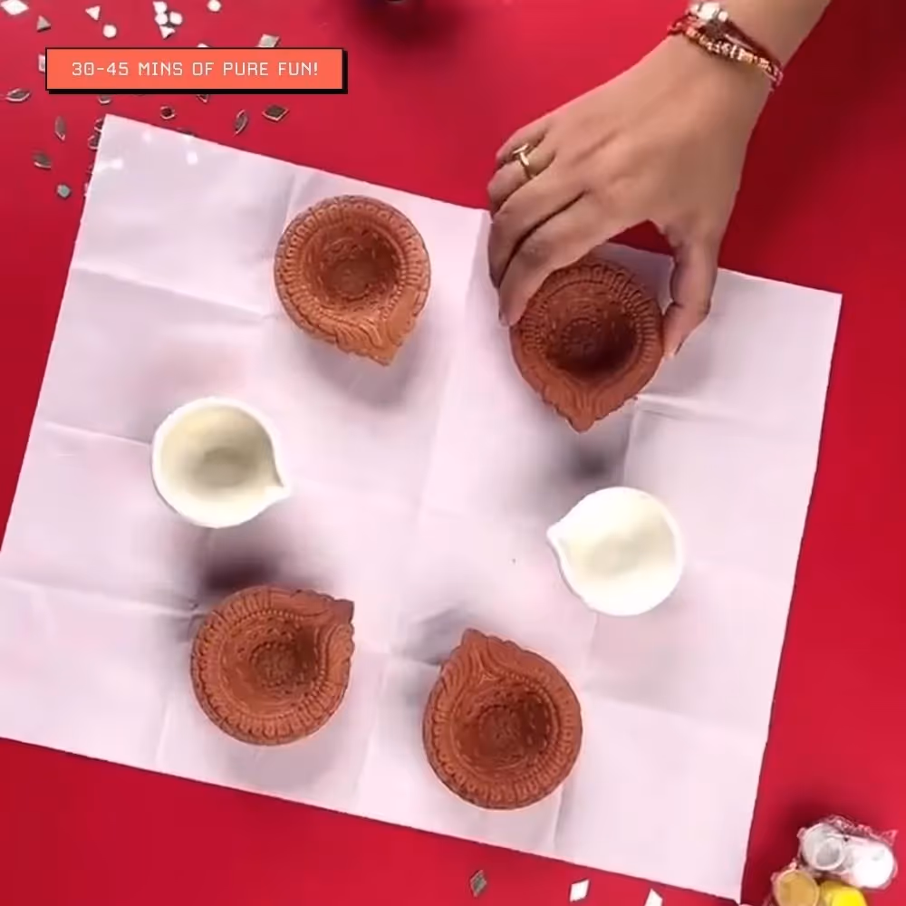 DIY Diya Decoration Kit image 4