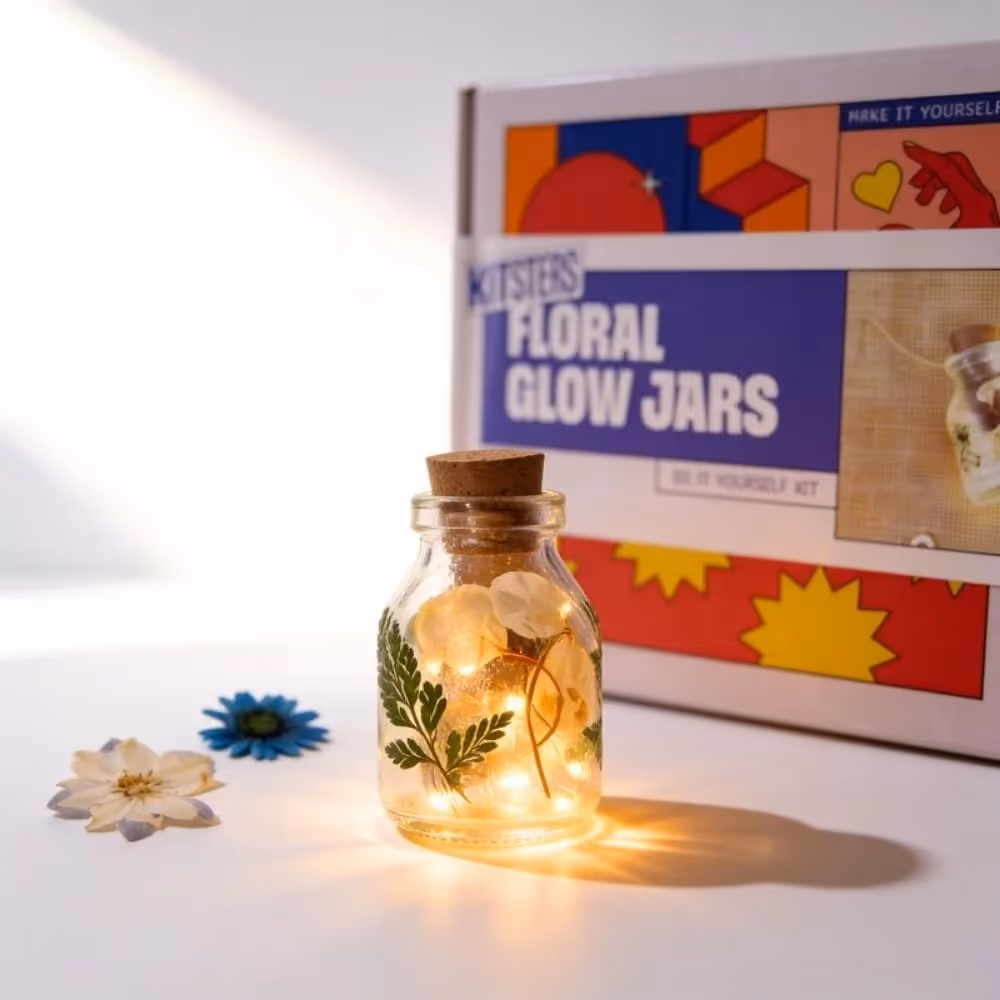 DIY Floral Glow Jar Kit  image 1