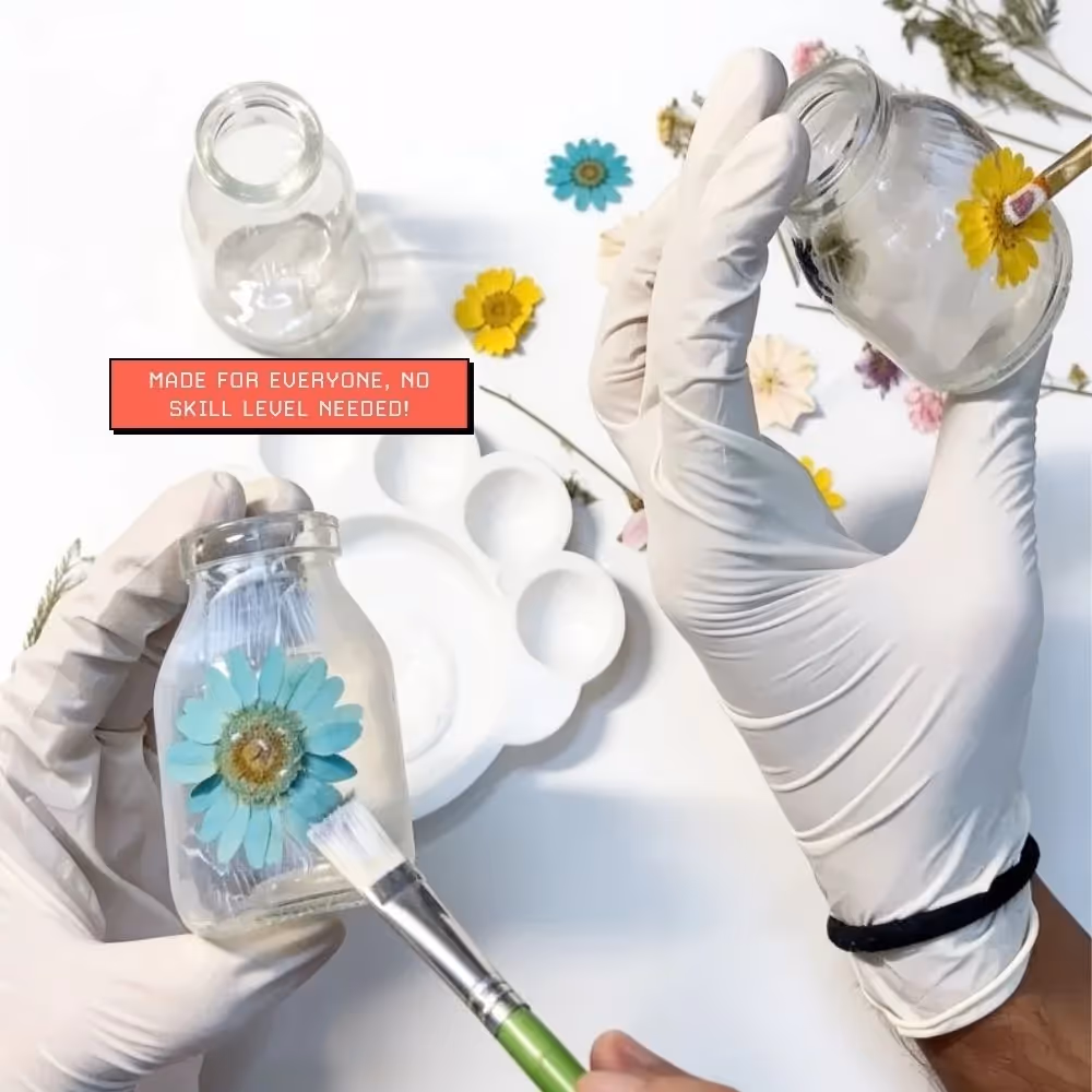 DIY Floral Glow Jar Kit image 3