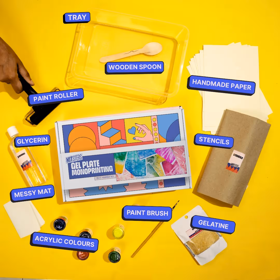 DIY Gel Plate Monoprinting and Solar Printing Kit image 5