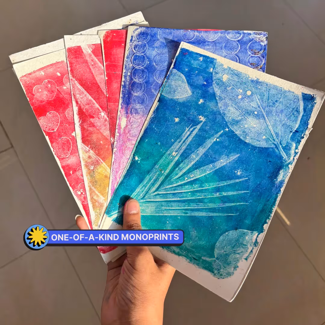 DIY Gel Plate Monoprinting and Solar Printing Kit image 6
