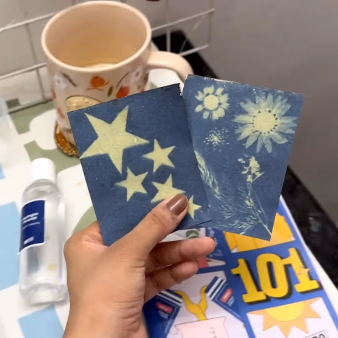 DIY Handmade Paper Kit & DIY Solar Printing Kit Combo image 4