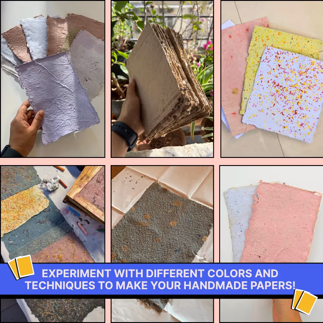 DIY Handmade Paper Kit & DIY Solar Printing Kit Combo image 7