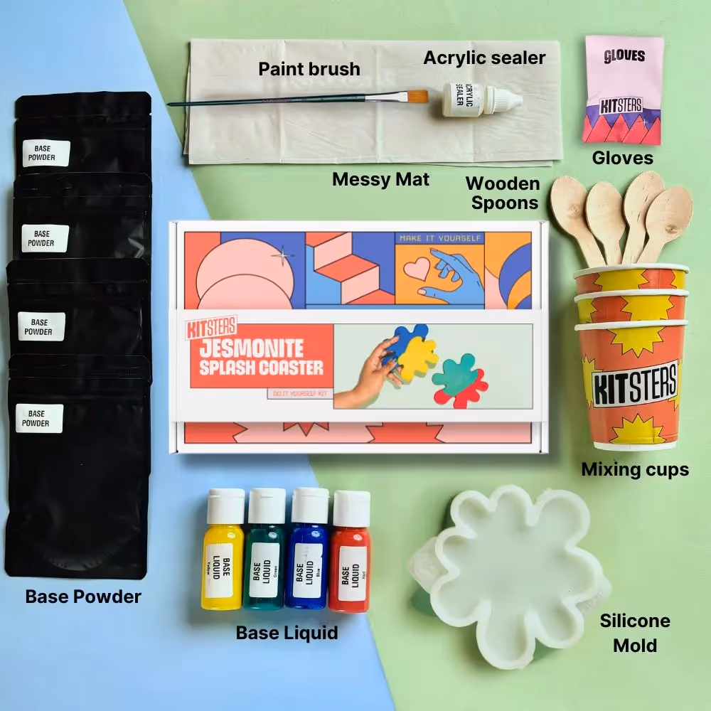 DIY Jesmonite Splash Coaster Kit  image 2