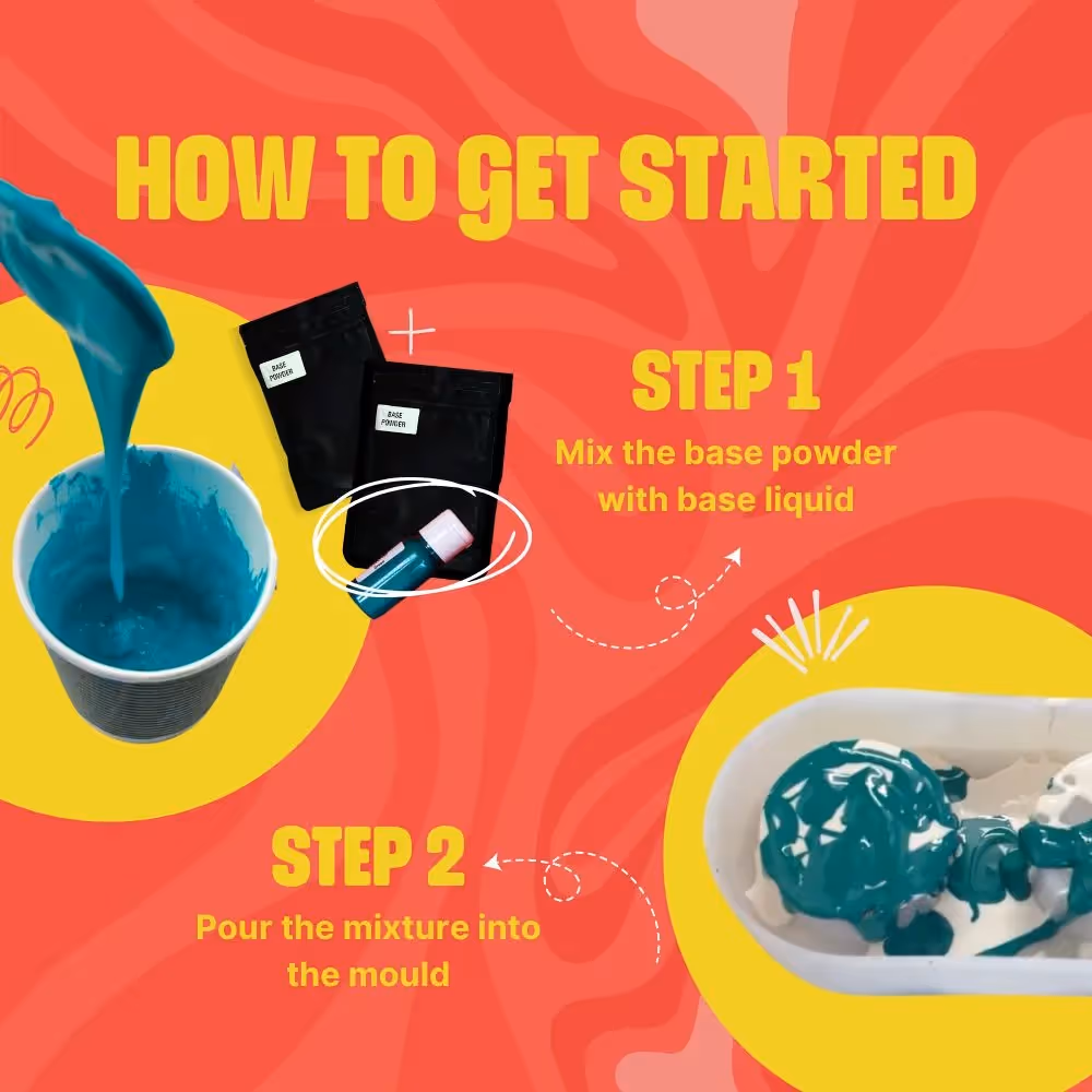 DIY Jesmonite Tea Light Candle Holder Kit image 5