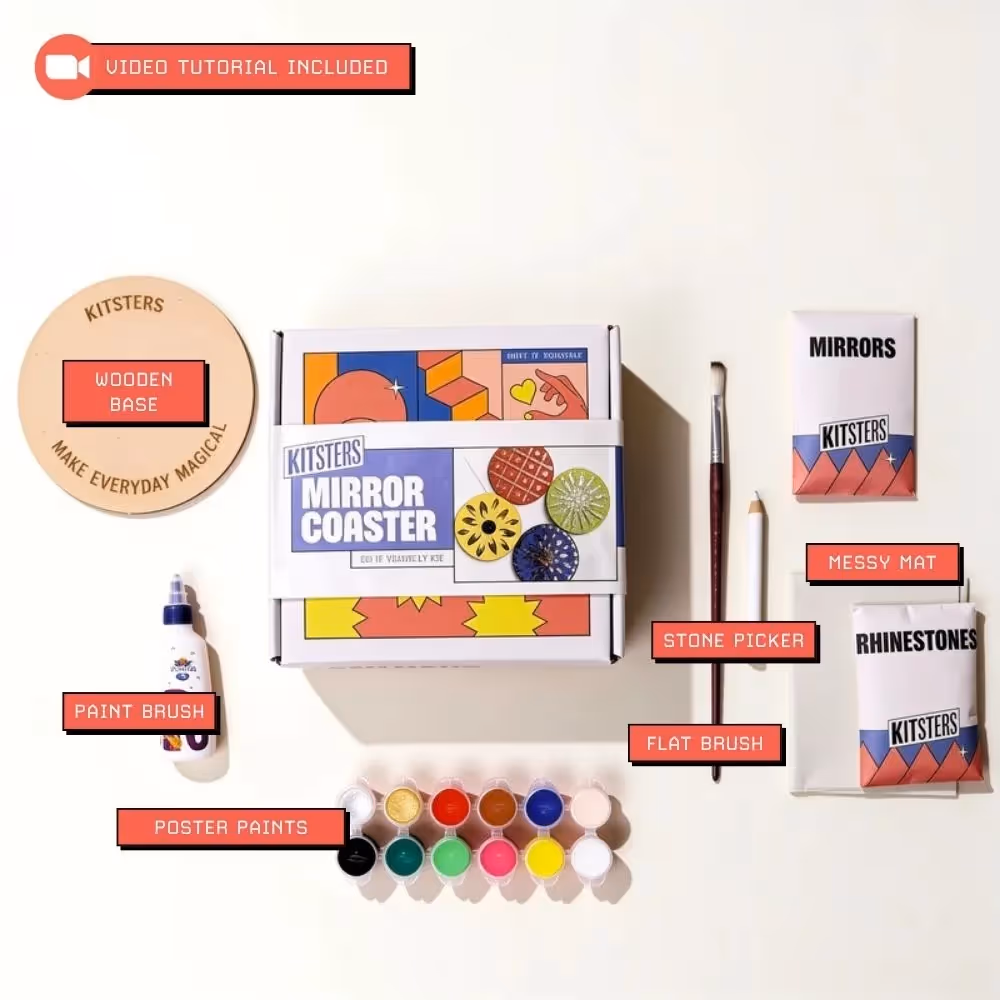 DIY Mirror Coaster Kit image 2