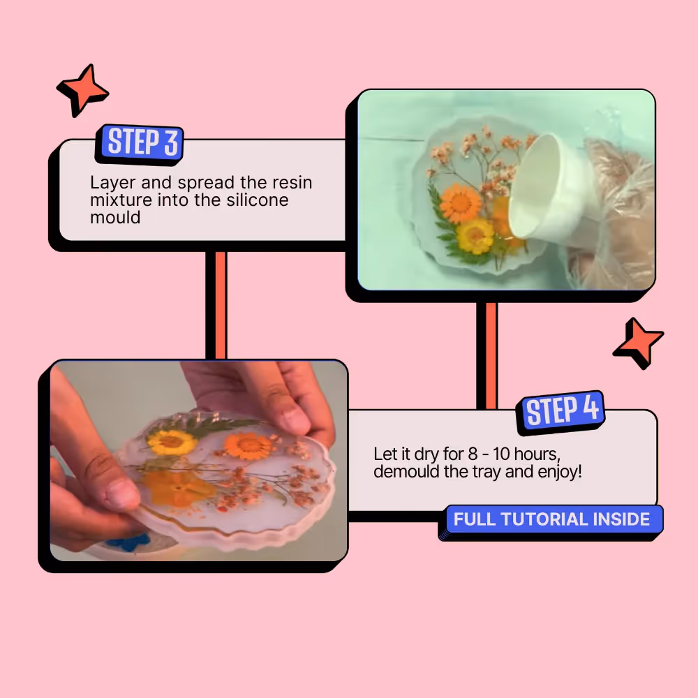 DIY Resin Coaster Kit  image 9