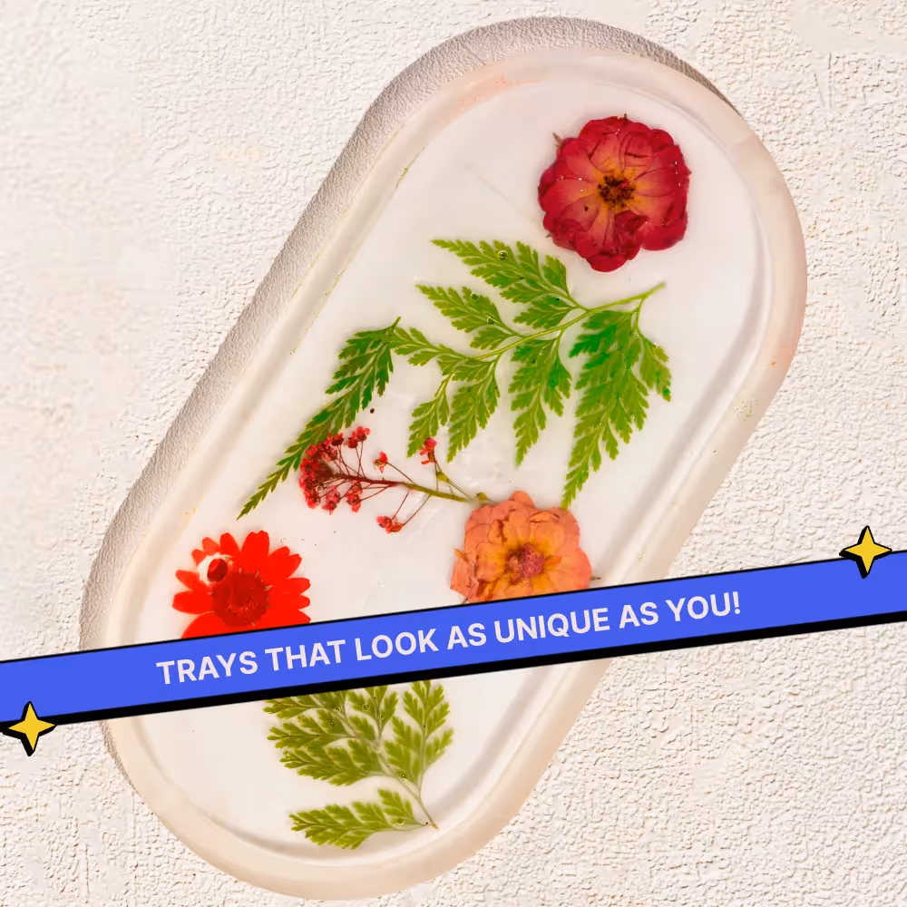 DIY Resin Trinket Tray Kit image 5