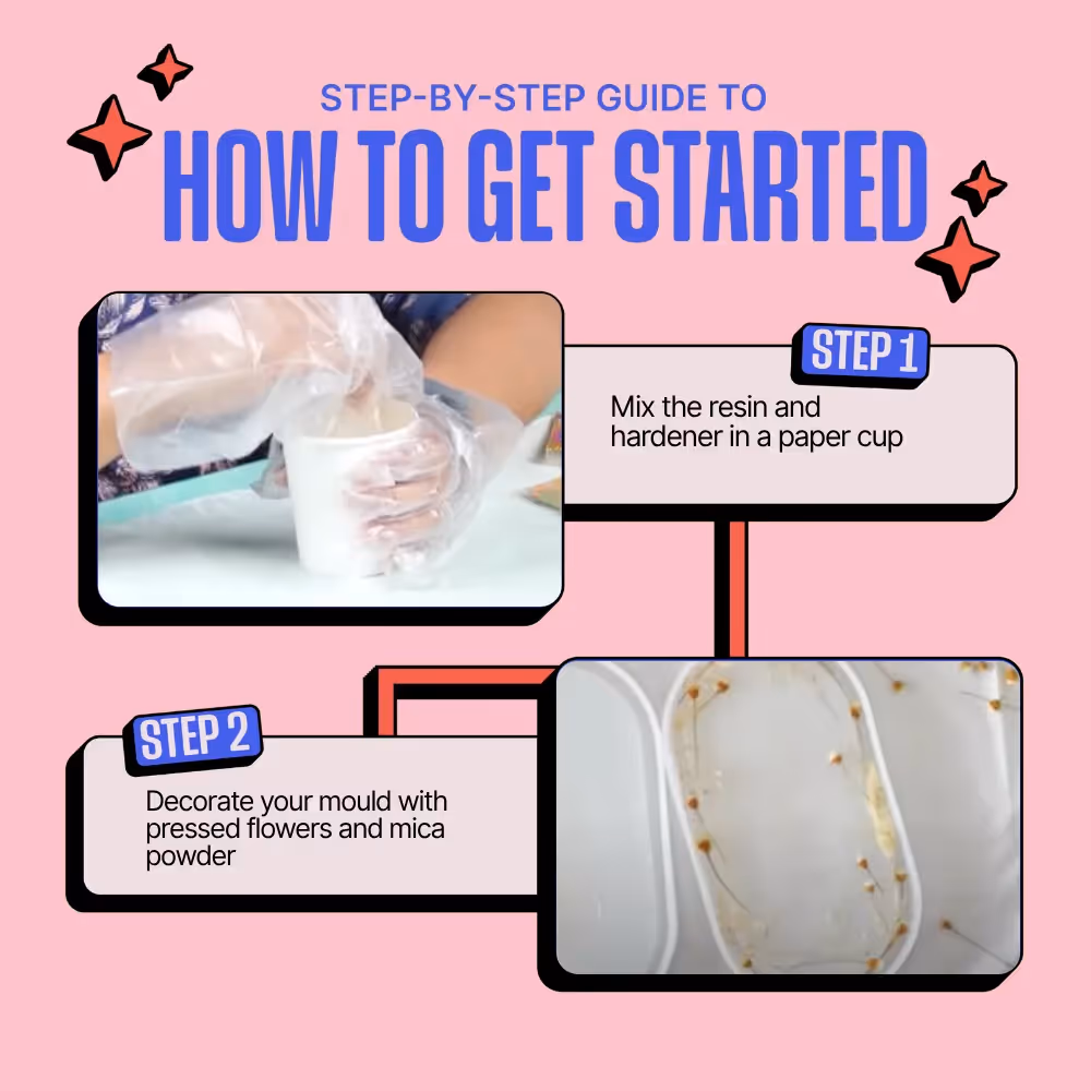 DIY Resin Trinket Tray Kit image 8