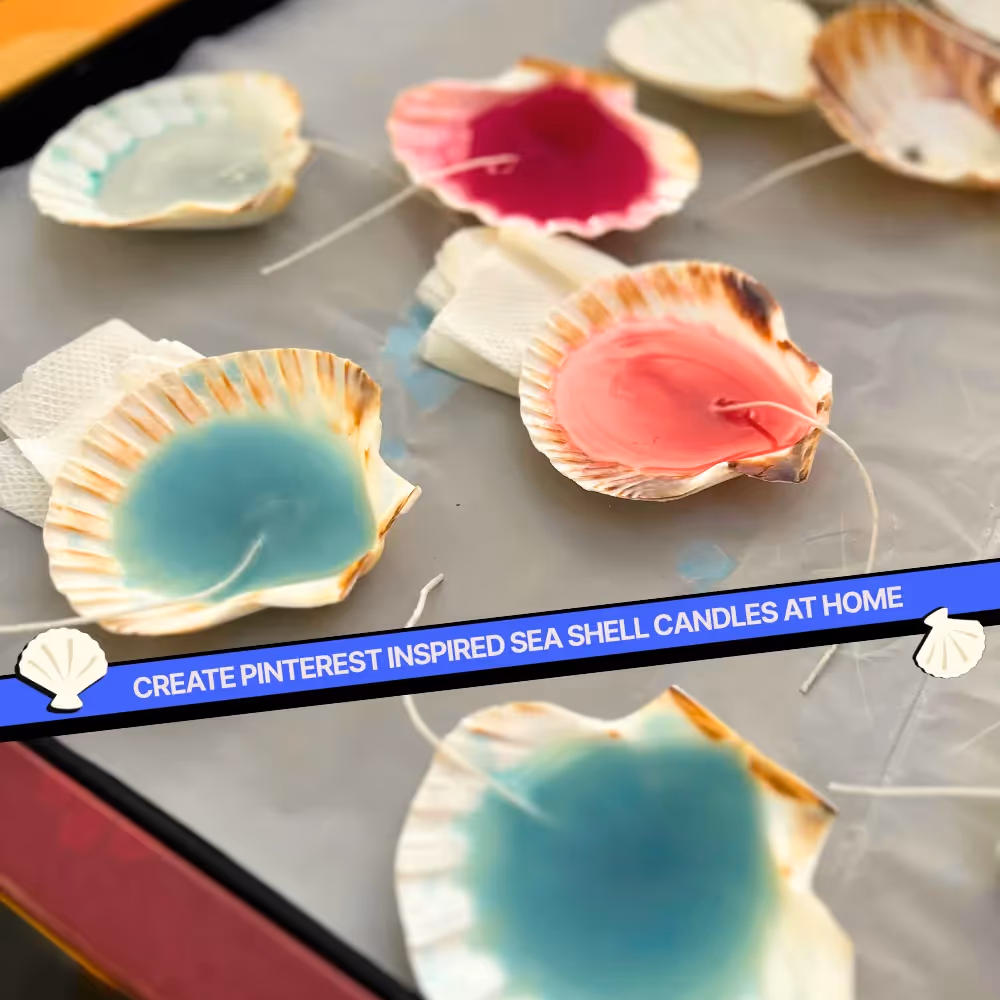 DIY Shell Candle Kit image 6