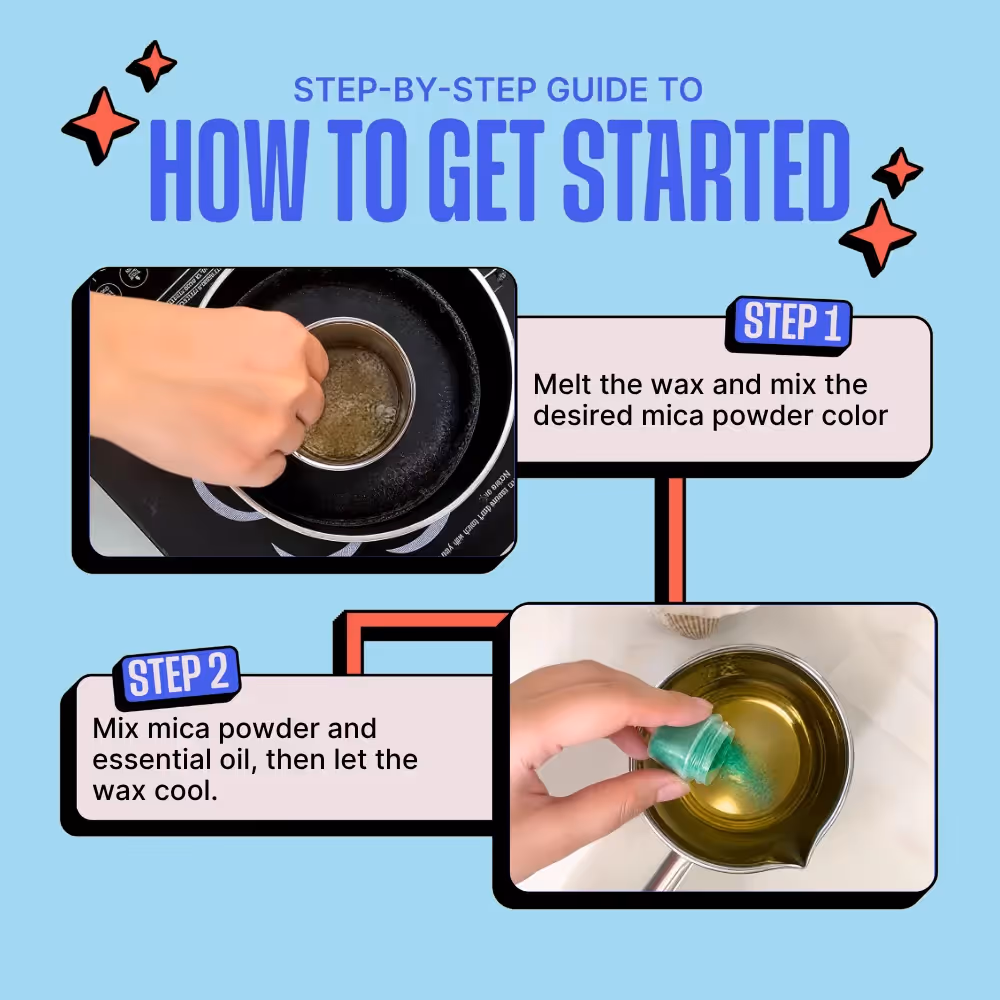 DIY Shell Candle Kit image 8