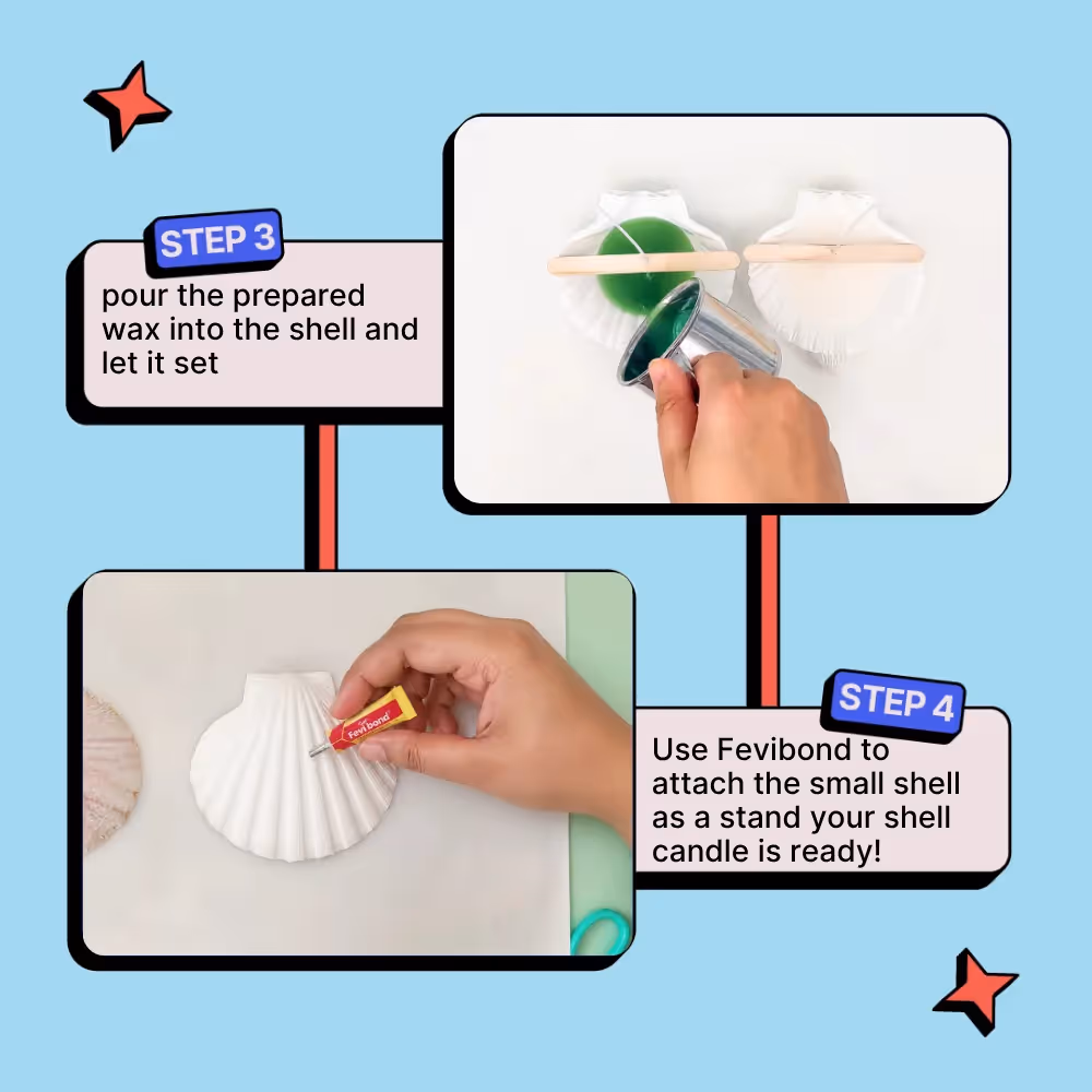 DIY Shell Candle Kit image 9