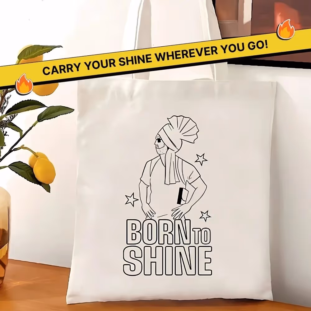 DIY Tote Bag Painting Kit - Born To Shine image 4