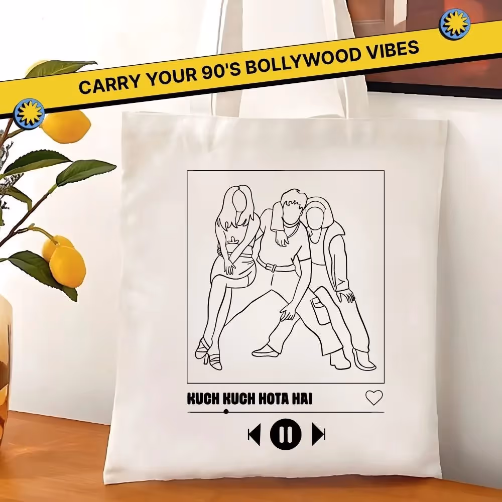 DIY Tote Bag Painting Kit - Kuch Kuch Hota Hai image 4
