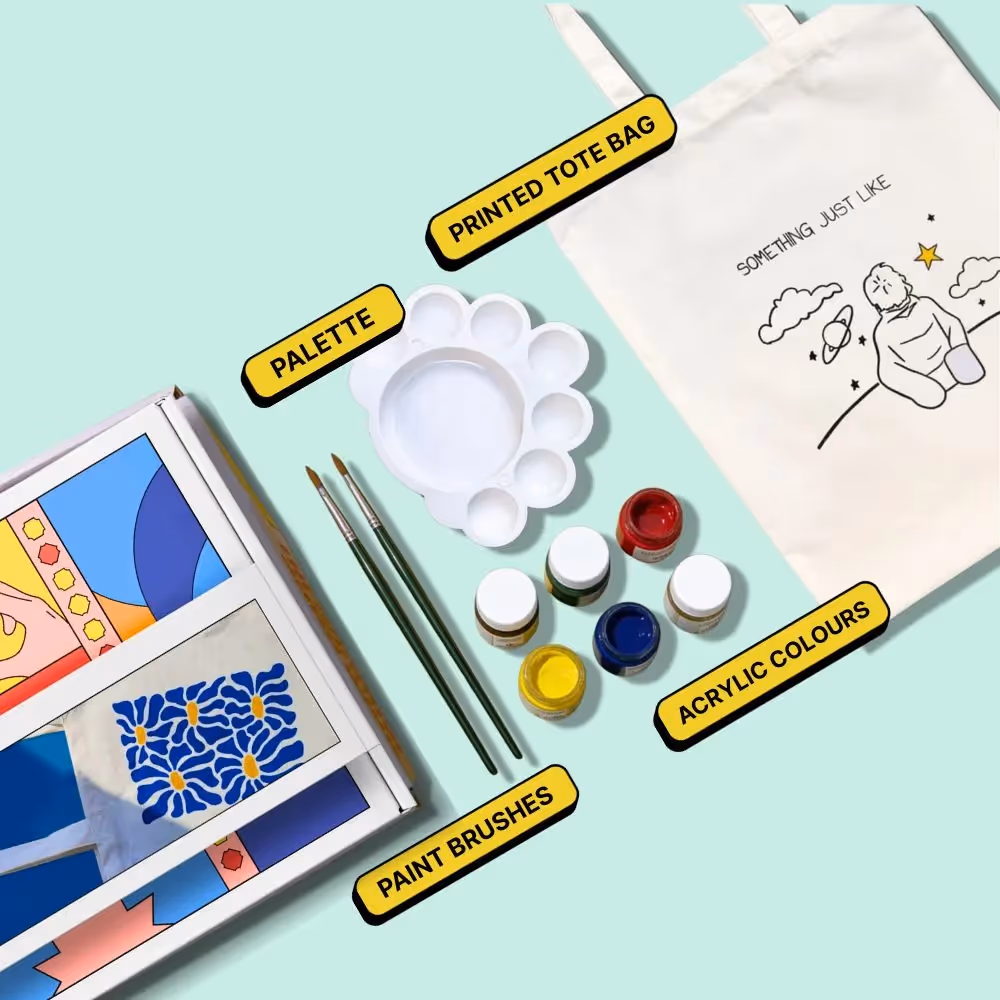 DIY Tote Bag Painting Kit Something Just Like This image 2