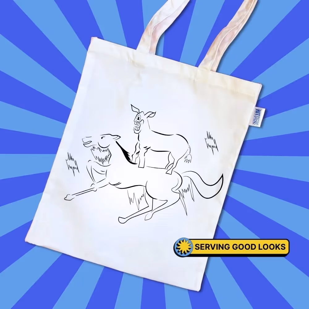DIY Tote Bag Painting Kit Welcome Edition image 3