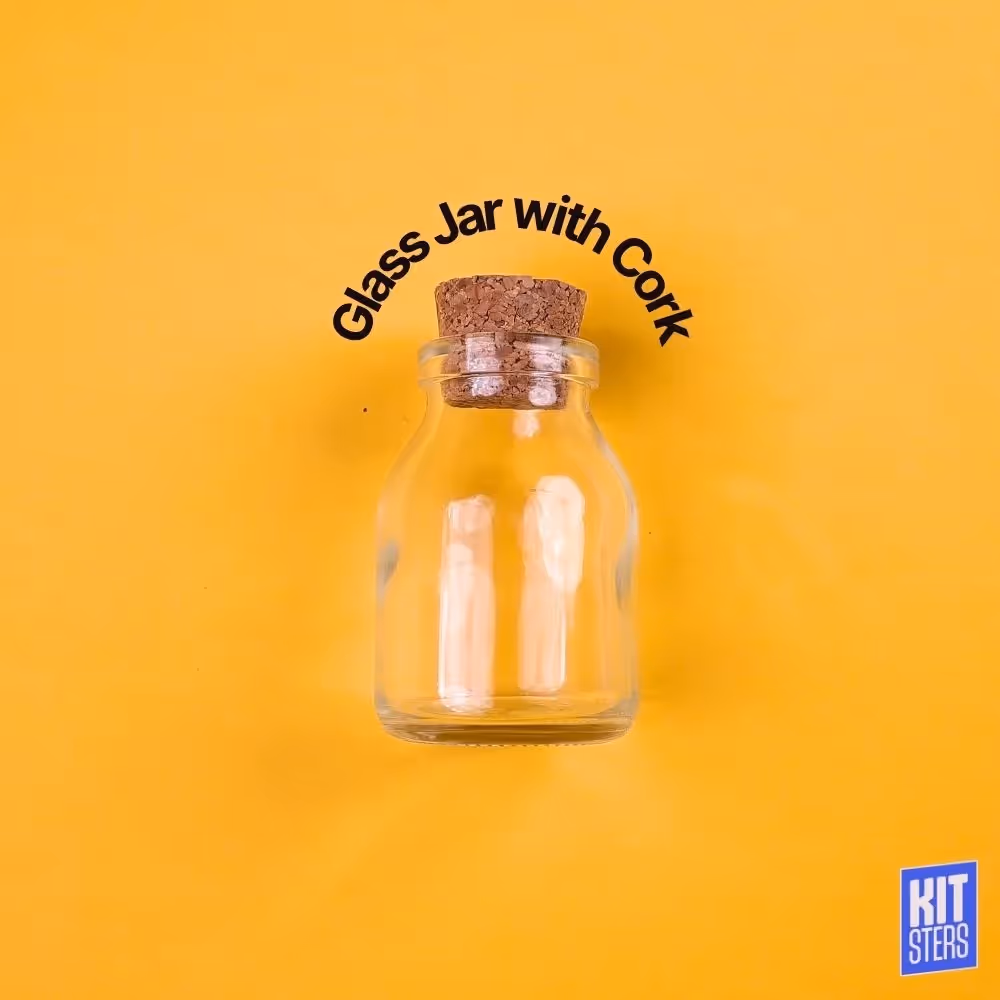 Glass Jar With Cork - 50 ml image 1