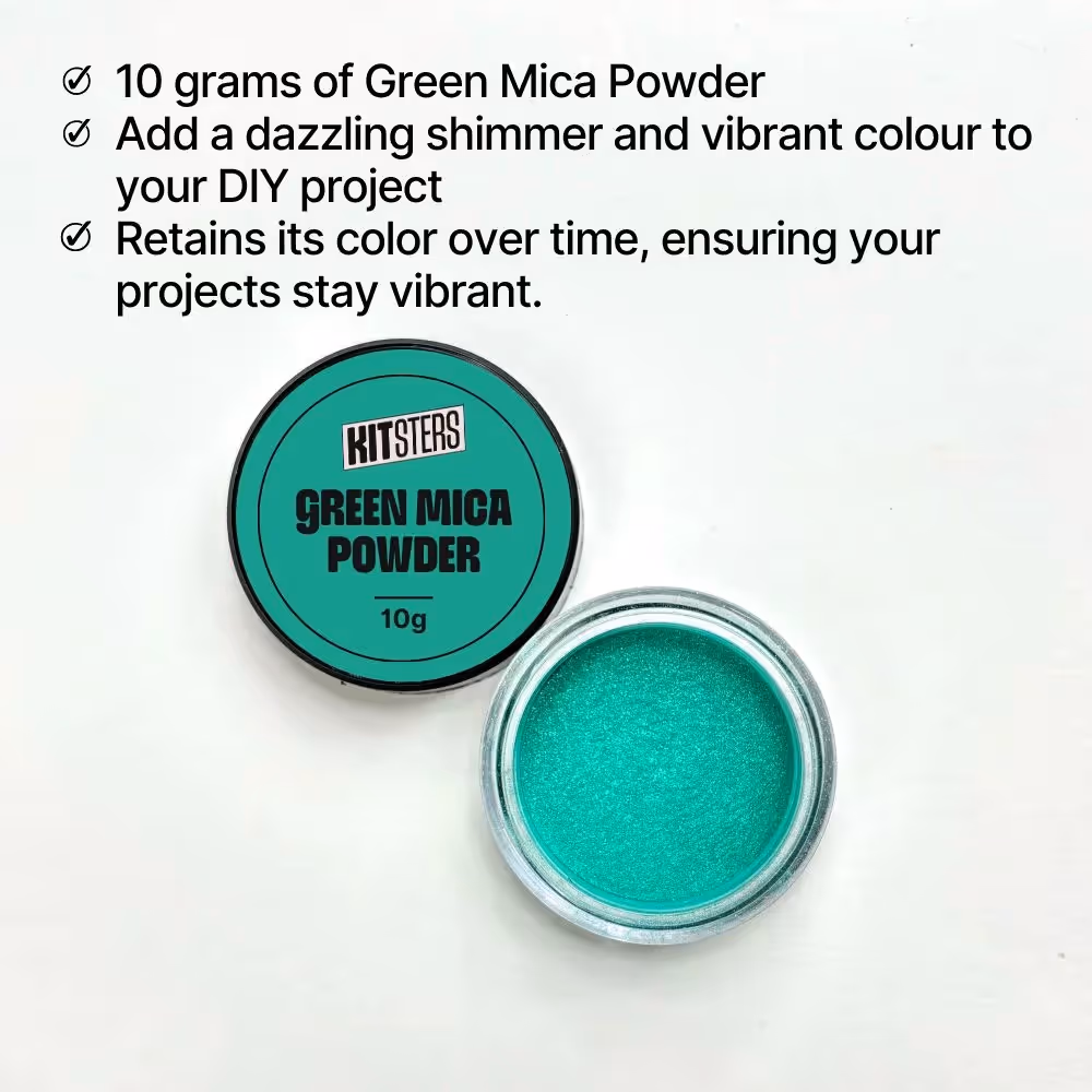 Green Mica Powder image 2