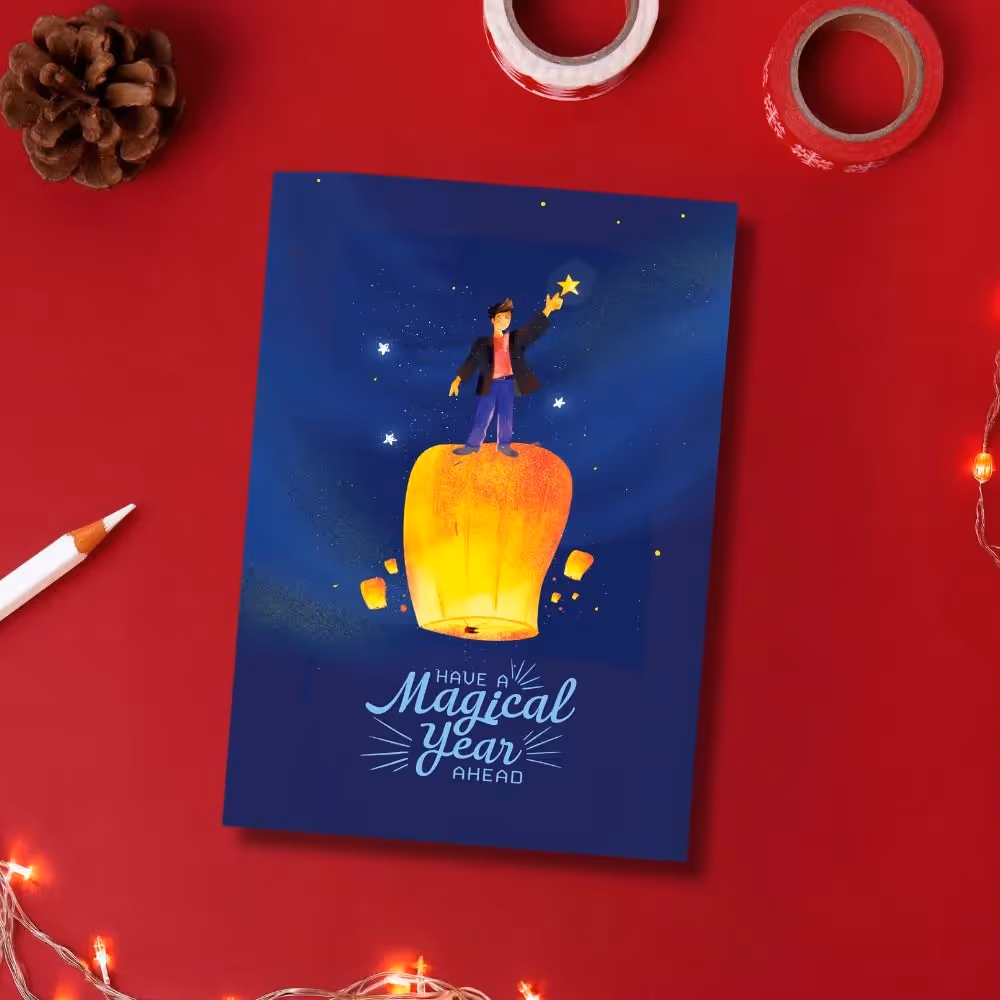 Greeting Card: Have A Magical Year Ahead image 1